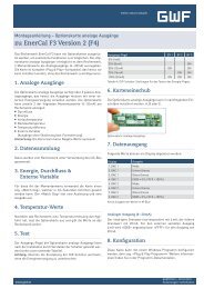 zu EnerCal F3 Version 2 (F4) - GWF Messsysteme AG