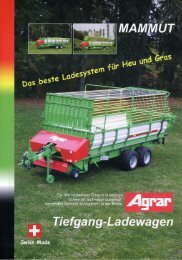 Tiefgang-Ladewagen - gvs agrar