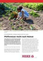 pfefferminze riecht nach heimat - Heks