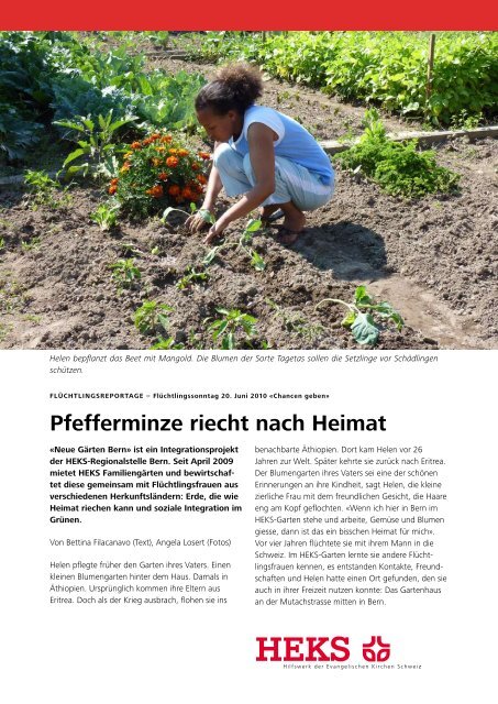 pfefferminze riecht nach heimat - Heks