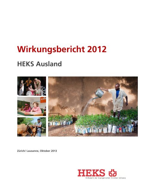 Wirkungsbericht 2012 - Heks