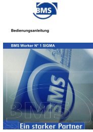 Bedienungsanleitung BMS Worker N° 1 SIGMA - BMS Bau ...