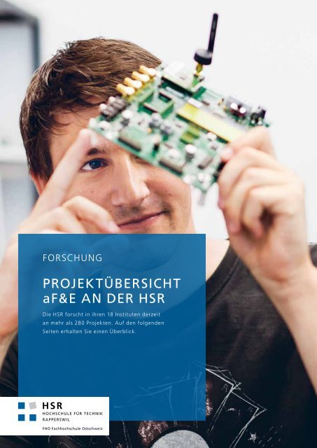 Forschungsübersicht der HSR 2013 - Hochschule für Technik ...