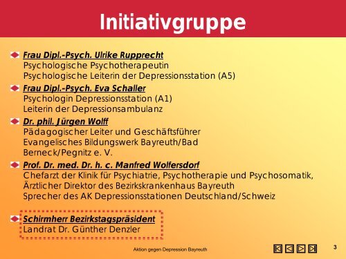 Aktion gegen Depression Bayreuth - Kommunalunternehmen ...