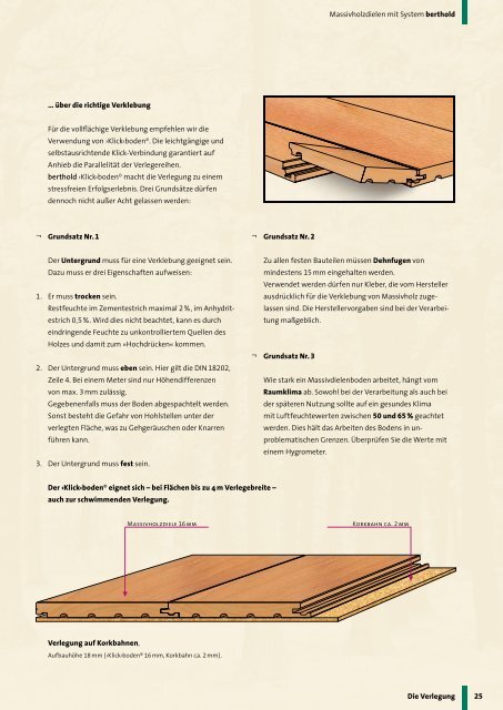 Massivholzdielen Qualität fürs Leben - Berthold