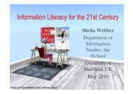 Information Literacy for the 21st Century - Inforum