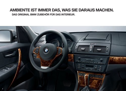 Zubehör BMW X3 Katalog