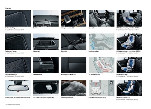 Zubehör BMW X3 Katalog