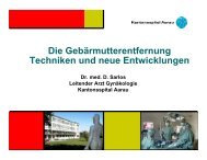 Die Gebärmutterentfernung Techniken und neue Entwicklungen