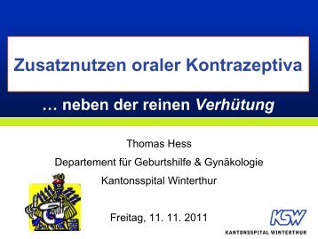 Dokumente - im Kantonsspital Winterthur