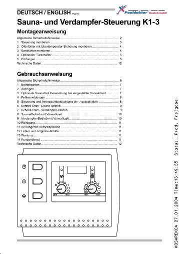 Details Steuerung K1-3