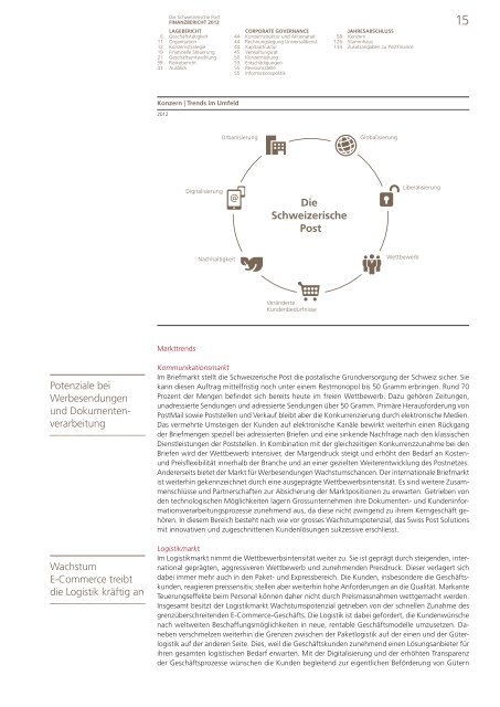 Finanzbericht 2012 - Die Post