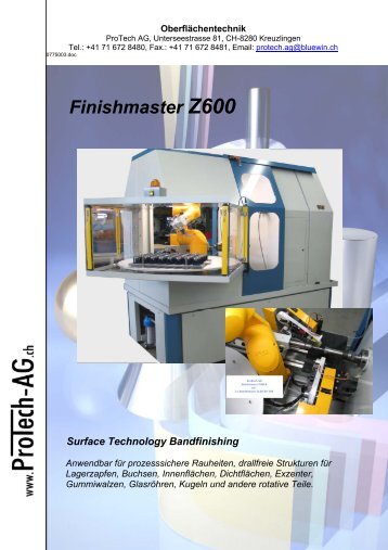 Finishmaster Z600 - Protech-ag.ch