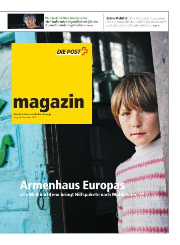 magazin - Ausgabe November 2011 - Die Schweizerische Post