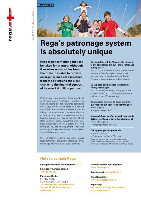 Issue no. 80, June 2013 - Rega