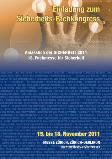 Einladung zum Sicherheits-Fachkongress - Safety-Plus | Homepage