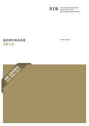 Seminarbroschüre 2013 als PDF herunterladen... - SIB