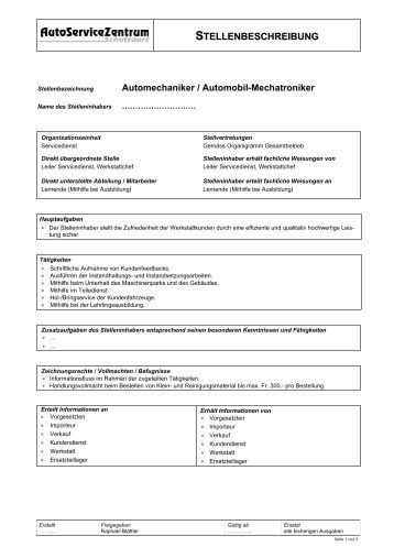 Muster Stellenbeschreibung Diplomkatechetin/Diplomkatechet