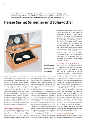 Schreinerzeitung 28.02.2013 - Sommerholz