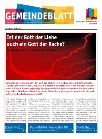 Gemeindeblatt - Reformierte Kirchgemeinde Solothurn