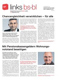 links bs.bl, Ausgabe 121, September 2011 - SP Schweiz