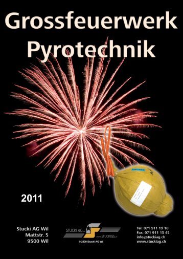 Grossfeuerwerk Katalog 2011 - Stucki AG Wil