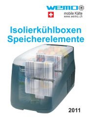 Isoboxen und Speicher - WEMO Geräte AG