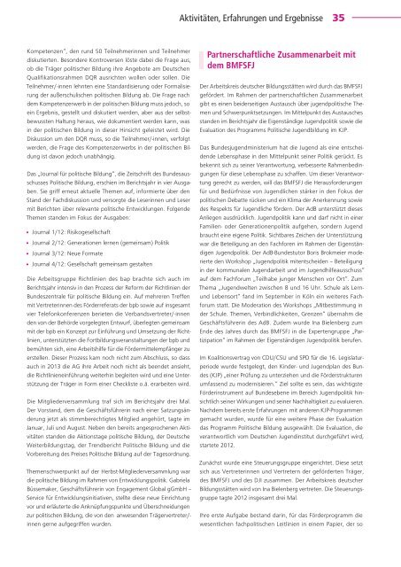 AdB-Jahresbericht 2012