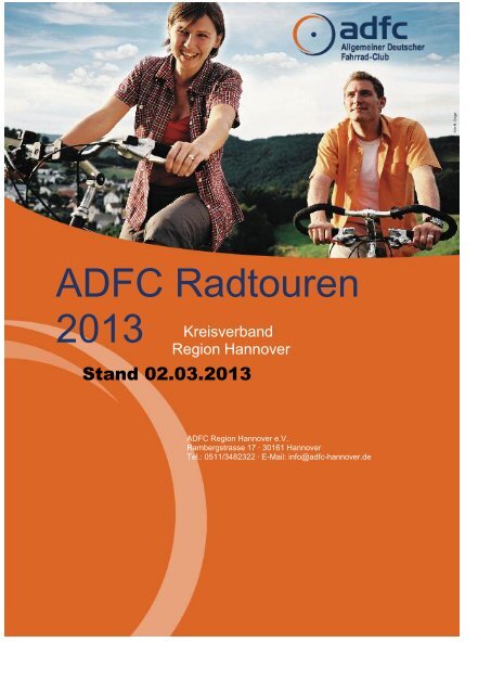 ADFC Radtouren - ADFC Region Hannover eV