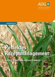 Perfektes Rezeptmanagement - ADG