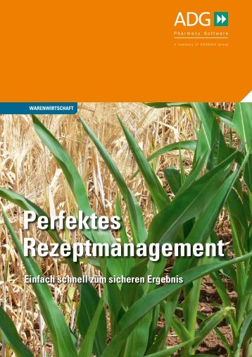 Perfektes Rezeptmanagement - ADG