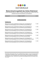 [PDF] Dokument ansehen - Amt Eiderkanal