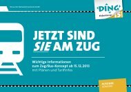 Wichtige Informationen zum Zug/Bus-Konzept ab 15. 12 ... - DING