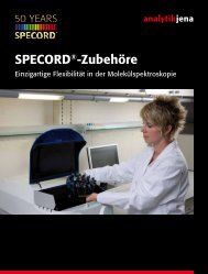 SPECORD®-Zubehöre - Analytik Jena AG