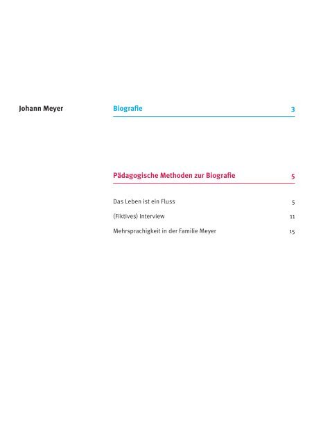 Johann Meyer Pädagogische Methoden zur Biografie - Anne Frank ...