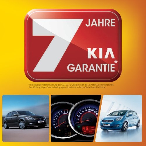 7 Jahre Kia Garantie - Kia Motors Europe