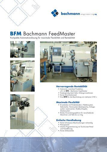 BFM Bachmann FeedMaster - Bachmann Engineering AG