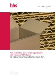 Non-Contact Flap Gluing for Corrugated Board with ... - Baumer hhs