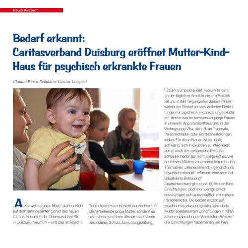 Nova-Artikel - Caritasverband Duisburg e.V.