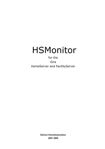 Dokumentation HSMonitor - DACOM Database Computing GmbH