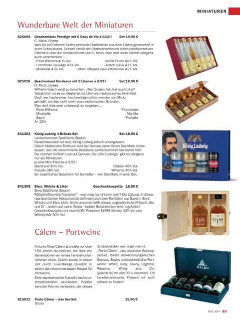 Katalog Chile Wein Contor 2014 - Teil 2