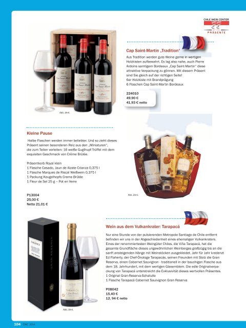 Katalog Chile Wein Contor 2014 - Teil 2