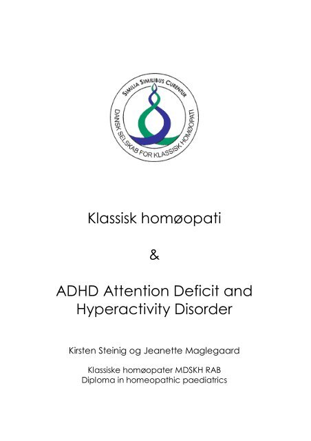 Klassisk homÃ¸opati & ADHD Attention Deficit and Hyperactivity ...