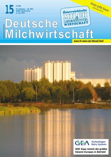 Deutsche Milchwirtschaft - GEA TDS GmbH