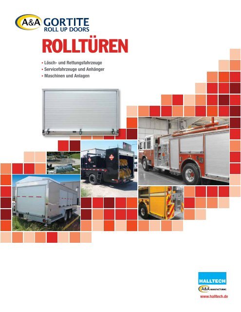 ROLLTÜREN - Halltech Maschinen Ausrüstungen