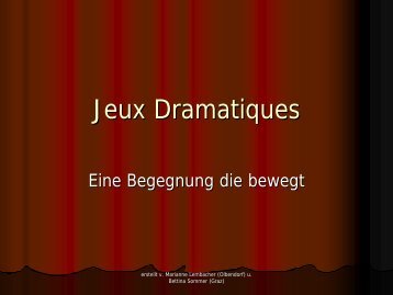 Jeux Dramatiques