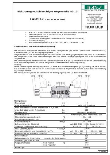 IWEM-10-.-…-..-..-..-….. (IW-100-101-03) - IMAV-Hydraulik GmbH