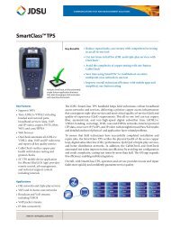 SmartClass™ TPS - JDSU