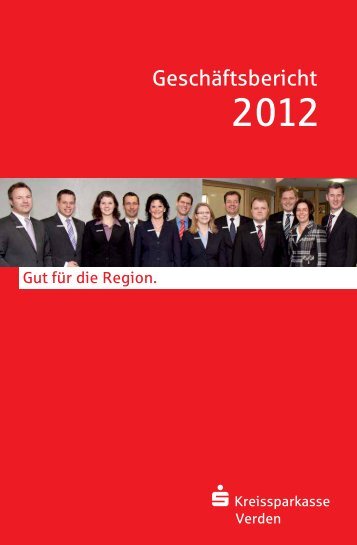 Geschäftsbericht 2012 - Kreissparkasse Verden