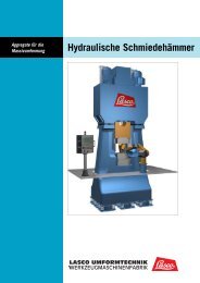 Gesenkschmiedehämmer - LASCO Umformtechnik GmbH